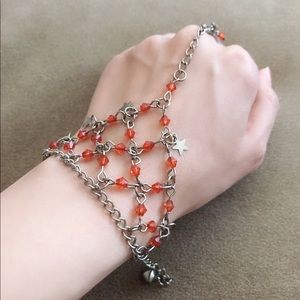 Slave Chain Star Bracelet With Ring
